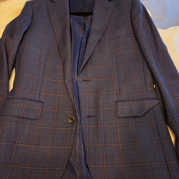 Bonobos Navy Checkered Blazer - Picture 1 of 6